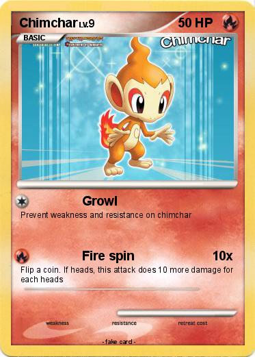 Pokemon Chimchar