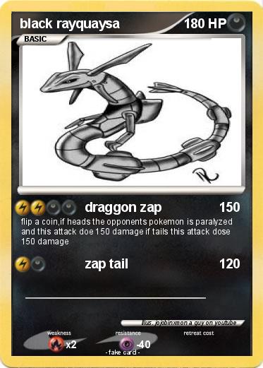 Pokemon black rayquaysa