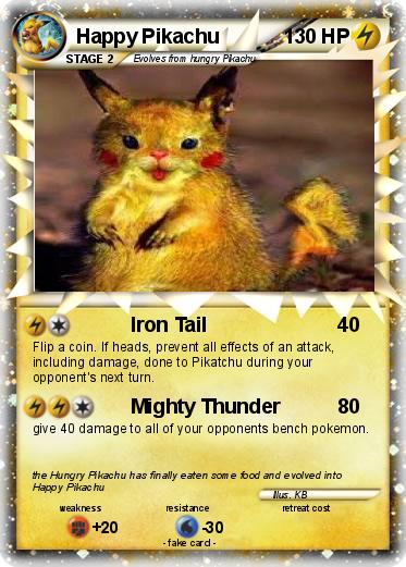 Pokemon Happy Pikachu