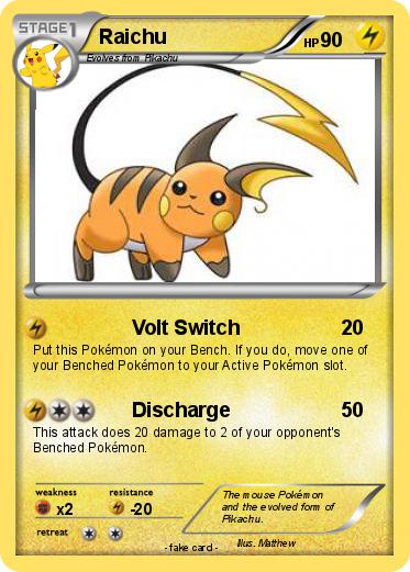 Pokemon Raichu