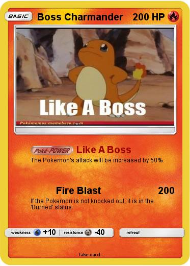 Pokemon Boss Charmander