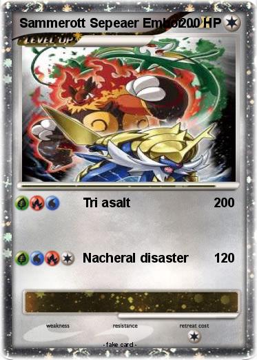 Pokemon Sammerott Sepeaer Embor
