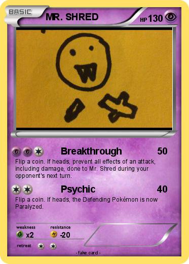 Pokemon MR. SHRED