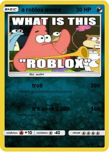 Pokemon A Roblox Meme