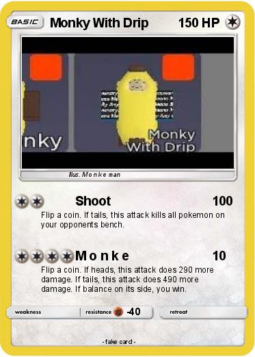 Pokemon Monky With Drip