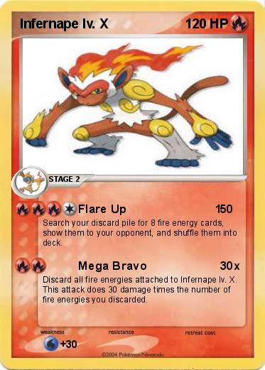 Pokemon Infernape lv. X 