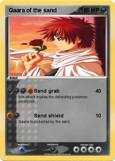 Pokemon Gaara of the sand
