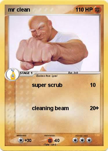 Pokemon mr clean