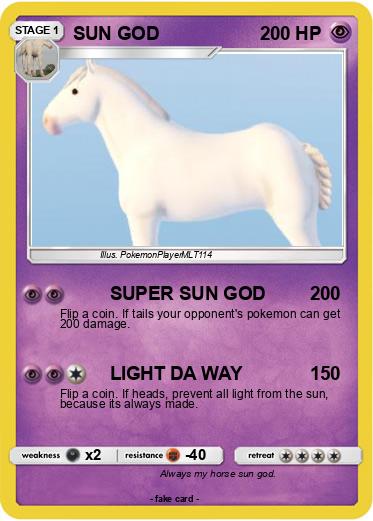 Pokemon SUN GOD