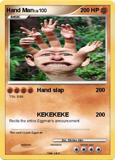 Pokemon Hand Man