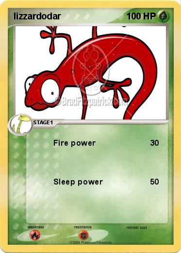 Pokemon lizzardodar