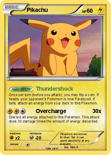 Pokemon Pikachu