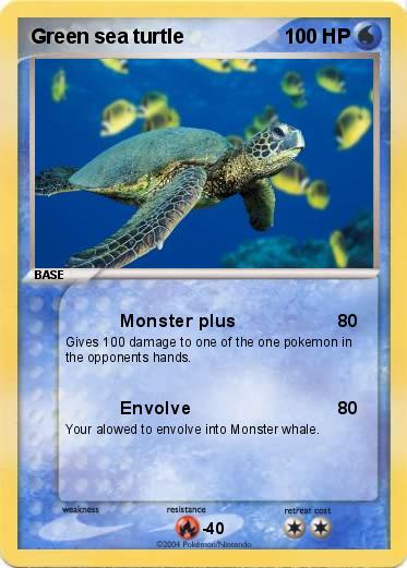 Pokemon Green sea turtle