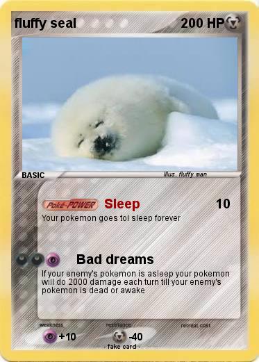 Pokemon fluffy seal
