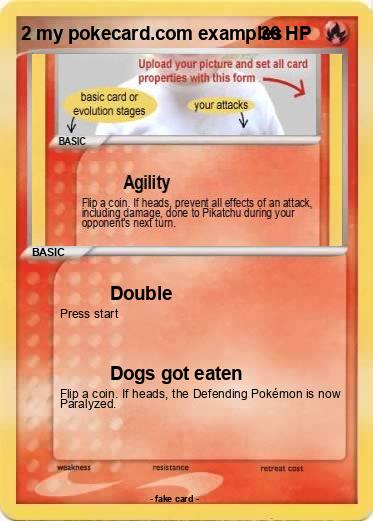 Pokemon 2 my pokecard.com examples