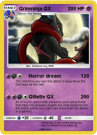 Pokemon Grimninja GX