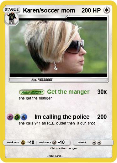 Pokemon Karen/soccer mom