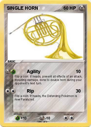 Pokemon SINGLE HORN