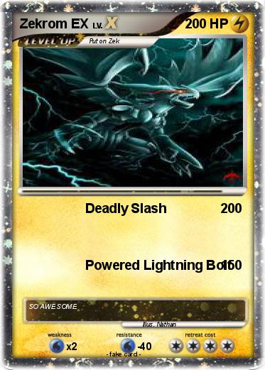 Pokemon Zekrom EX