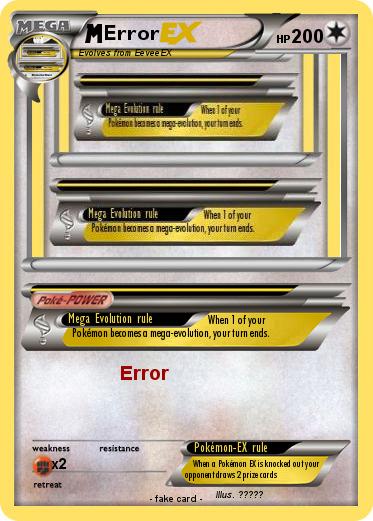 Pokemon Error