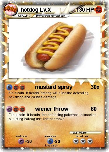Pokemon hotdog Lv.X