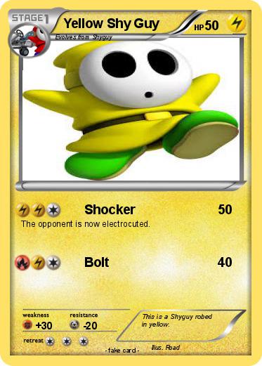 Pokemon Yellow Shy Guy
