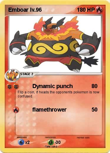 Pokemon Emboar lv.96