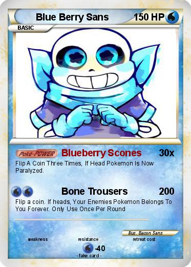 Pokemon Blue Berry Sans