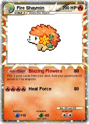 Pokemon Fire Shaymin