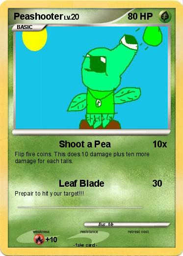 Pokemon Peashooter