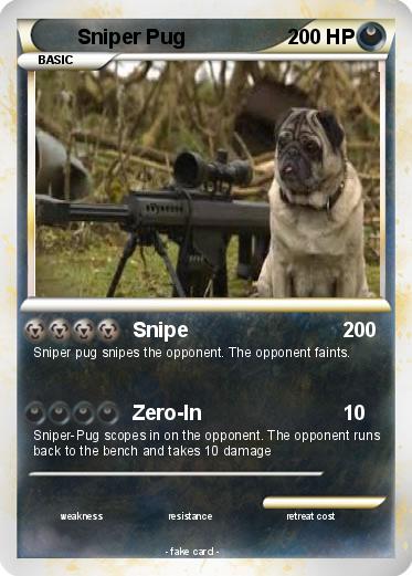 Pokemon Sniper Pug