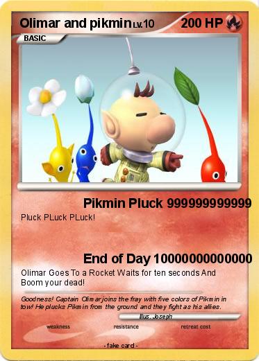 Pokemon Olimar and pikmin