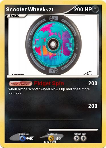 Pokemon Scooter Wheel
