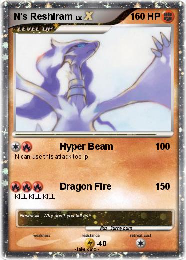 Pokemon N's Reshiram