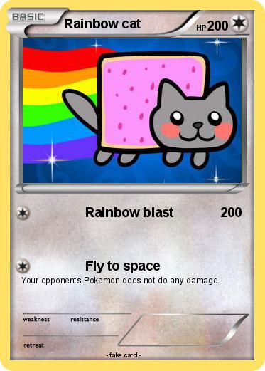 Pokemon Rainbow cat