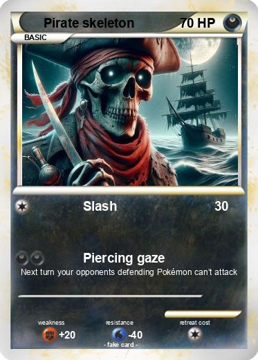 Pokemon Pirate skeleton