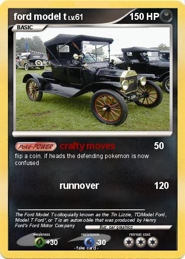 Pokemon ford model t