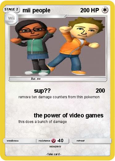 Pokemon mii people