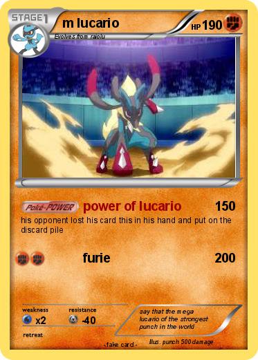 Pokemon m lucario