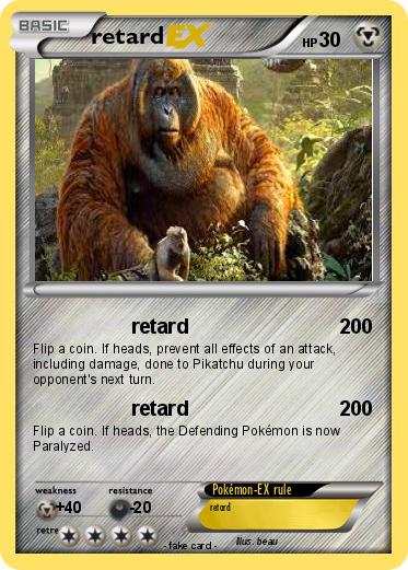 Pokemon retard