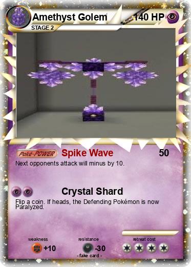 Pokemon Amethyst Golem