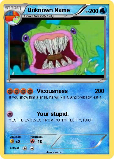 Pokemon Unknown Name