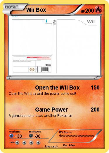 Pokemon Wii Box