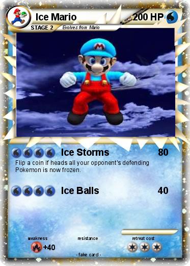 Pokemon Ice Mario
