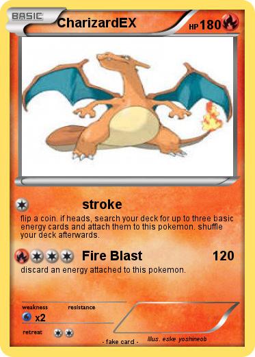 Pokemon CharizardEX