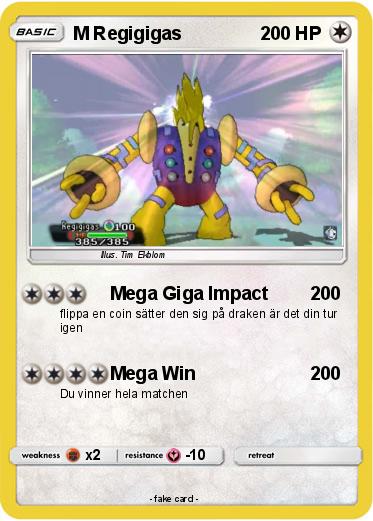 Pokemon M Regigigas