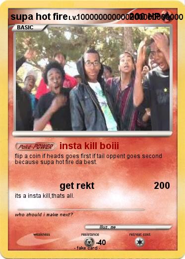 Pokemon supa hot fire