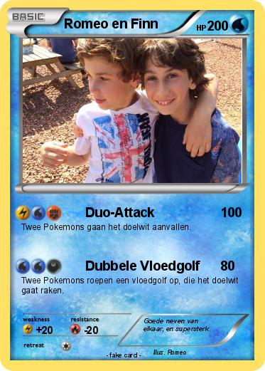 Pokemon Romeo en Finn