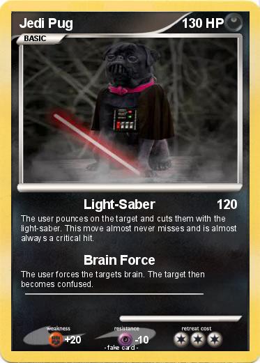 Pokemon Jedi Pug