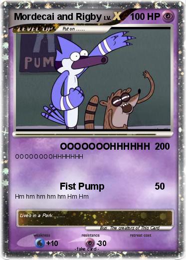 Pokemon Mordecai and Rigby